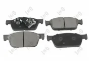 Bremsbelagsatz, Scheibenbremse Vorderachse ABAKUS 231-01-208