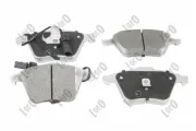 Bremsbelagsatz, Scheibenbremse Vorderachse ABAKUS 231-01-220