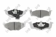 Bremsbelagsatz, Scheibenbremse Vorderachse ABAKUS 231-01-224