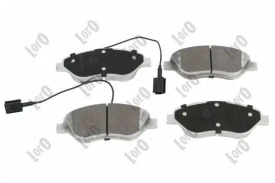 Bremsbelagsatz, Scheibenbremse Vorderachse ABAKUS 231-01-234 Bild Bremsbelagsatz, Scheibenbremse Vorderachse ABAKUS 231-01-234