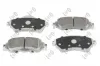 Bremsbelagsatz, Scheibenbremse Vorderachse ABAKUS 231-01-244