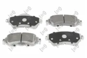 Bremsbelagsatz, Scheibenbremse Vorderachse ABAKUS 231-01-244