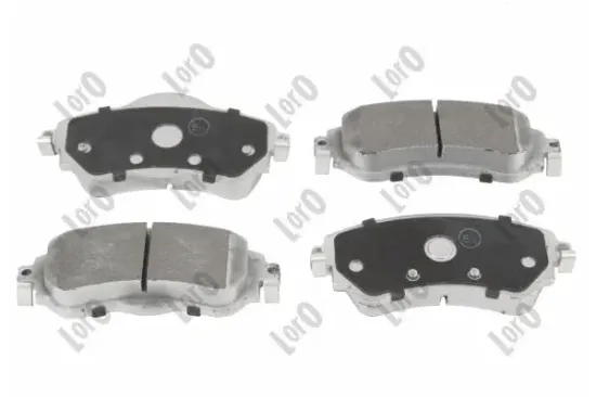 Bremsbelagsatz, Scheibenbremse Vorderachse ABAKUS 231-01-244 Bild Bremsbelagsatz, Scheibenbremse Vorderachse ABAKUS 231-01-244