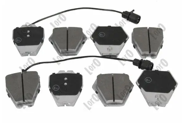 Bremsbelagsatz, Scheibenbremse Vorderachse ABAKUS 231-01-245