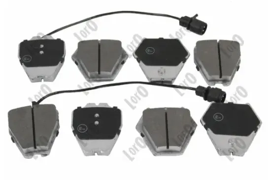 Bremsbelagsatz, Scheibenbremse Vorderachse ABAKUS 231-01-245 Bild Bremsbelagsatz, Scheibenbremse Vorderachse ABAKUS 231-01-245