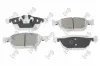 Bremsbelagsatz, Scheibenbremse Vorderachse ABAKUS 231-01-264