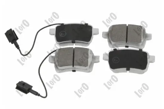 Bremsbelagsatz, Scheibenbremse Hinterachse ABAKUS 231-01-265 Bild Bremsbelagsatz, Scheibenbremse Hinterachse ABAKUS 231-01-265