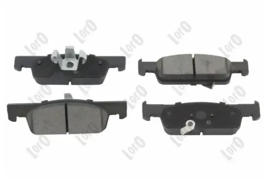 Bremsbelagsatz, Scheibenbremse Vorderachse ABAKUS 231-01-281 Bild Bremsbelagsatz, Scheibenbremse Vorderachse ABAKUS 231-01-281