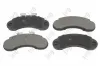 Bremsbelagsatz, Scheibenbremse Vorderachse ABAKUS 231-01-294