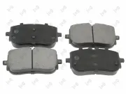 Bremsbelagsatz, Scheibenbremse Vorderachse ABAKUS 231-01-311