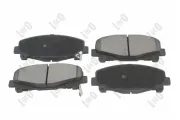Bremsbelagsatz, Scheibenbremse Vorderachse ABAKUS 231-01-313