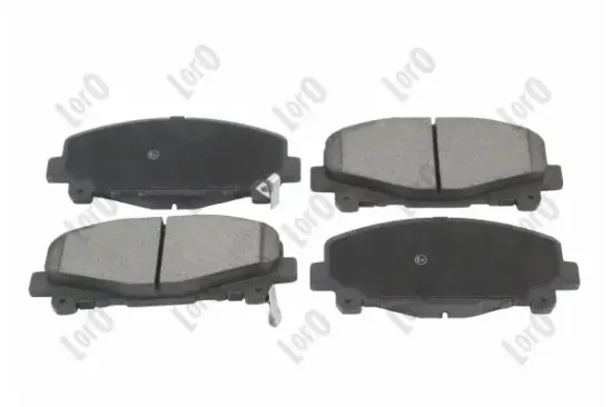 Bremsbelagsatz, Scheibenbremse Vorderachse ABAKUS 231-01-313 Bild Bremsbelagsatz, Scheibenbremse Vorderachse ABAKUS 231-01-313