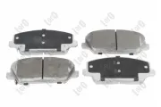 Bremsbelagsatz, Scheibenbremse Vorderachse ABAKUS 231-01-320