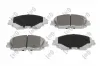 Bremsbelagsatz, Scheibenbremse Vorderachse ABAKUS 231-01-321