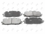Bremsbelagsatz, Scheibenbremse Vorderachse ABAKUS 231-01-327