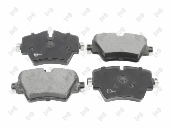 Bremsbelagsatz, Scheibenbremse Vorderachse ABAKUS 231-01-334 Bild Bremsbelagsatz, Scheibenbremse Vorderachse ABAKUS 231-01-334