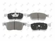 Bremsbelagsatz, Scheibenbremse Vorderachse ABAKUS 231-01-341