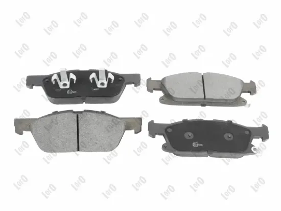 Bremsbelagsatz, Scheibenbremse Vorderachse ABAKUS 231-01-347 Bild Bremsbelagsatz, Scheibenbremse Vorderachse ABAKUS 231-01-347