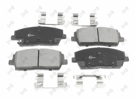 Bremsbelagsatz, Scheibenbremse Vorderachse ABAKUS 231-01-350 Bild Bremsbelagsatz, Scheibenbremse Vorderachse ABAKUS 231-01-350