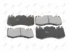 Bremsbelagsatz, Scheibenbremse Vorderachse ABAKUS 231-01-358