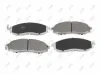 Bremsbelagsatz, Scheibenbremse Vorderachse ABAKUS 231-01-369