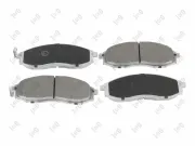 Bremsbelagsatz, Scheibenbremse Vorderachse ABAKUS 231-01-369