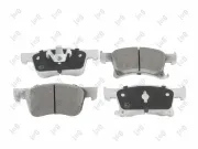 Bremsbelagsatz, Scheibenbremse Vorderachse ABAKUS 231-01-371