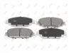 Bremsbelagsatz, Scheibenbremse Vorderachse ABAKUS 231-01-378