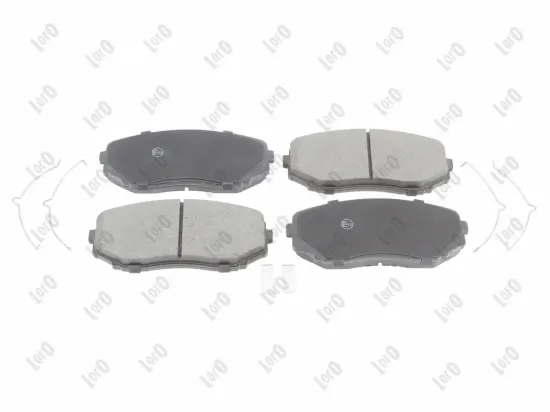 Bremsbelagsatz, Scheibenbremse Vorderachse ABAKUS 231-01-400 Bild Bremsbelagsatz, Scheibenbremse Vorderachse ABAKUS 231-01-400