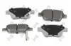 Bremsbelagsatz, Scheibenbremse Hinterachse ABAKUS 231-02-033