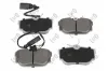 Bremsbelagsatz, Scheibenbremse Hinterachse ABAKUS 231-02-053