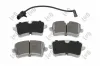 Bremsbelagsatz, Scheibenbremse Hinterachse ABAKUS 231-02-075