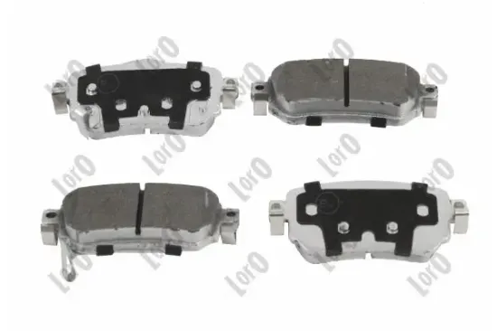 Bremsbelagsatz, Scheibenbremse Hinterachse ABAKUS 231-02-103 Bild Bremsbelagsatz, Scheibenbremse Hinterachse ABAKUS 231-02-103