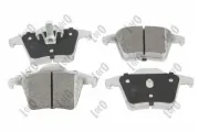 Bremsbelagsatz, Scheibenbremse Hinterachse ABAKUS 231-02-114