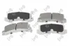 Bremsbelagsatz, Scheibenbremse Hinterachse ABAKUS 231-02-125