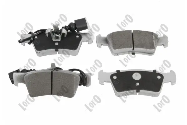 Bremsbelagsatz, Scheibenbremse Hinterachse ABAKUS 231-02-138