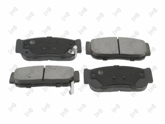 Bremsbelagsatz, Scheibenbremse Hinterachse ABAKUS 231-02-147 Bild Bremsbelagsatz, Scheibenbremse Hinterachse ABAKUS 231-02-147