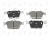 Bremsbelagsatz, Scheibenbremse Hinterachse ABAKUS 231-02-166