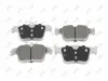 Bremsbelagsatz, Scheibenbremse Hinterachse ABAKUS 231-02-167
