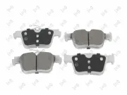 Bremsbelagsatz, Scheibenbremse Hinterachse ABAKUS 231-02-167