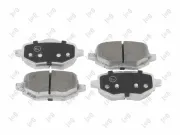 Bremsbelagsatz, Scheibenbremse Hinterachse ABAKUS 231-02-174