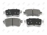 Bremsbelagsatz, Scheibenbremse Hinterachse ABAKUS 231-02-175