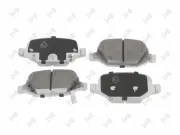 Bremsbelagsatz, Scheibenbremse Hinterachse ABAKUS 231-02-176