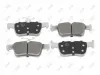 Bremsbelagsatz, Scheibenbremse Hinterachse ABAKUS 231-02-177