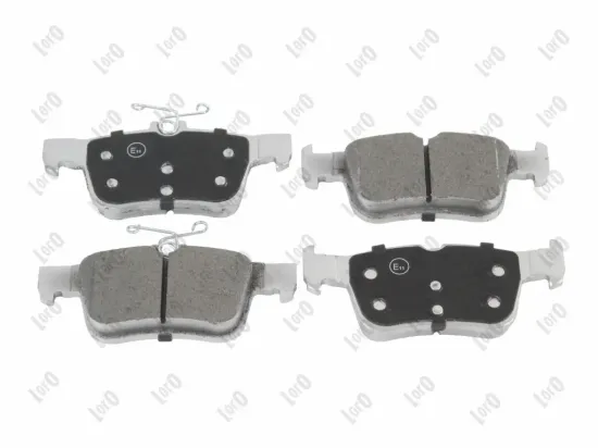 Bremsbelagsatz, Scheibenbremse Hinterachse ABAKUS 231-02-177 Bild Bremsbelagsatz, Scheibenbremse Hinterachse ABAKUS 231-02-177