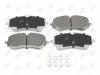 Bremsbelagsatz, Scheibenbremse Hinterachse ABAKUS 231-02-185