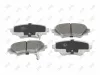 Bremsbelagsatz, Scheibenbremse Hinterachse ABAKUS 231-02-186