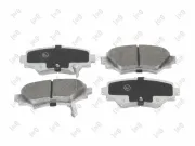 Bremsbelagsatz, Scheibenbremse Hinterachse ABAKUS 231-02-186