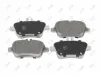 Bremsbelagsatz, Scheibenbremse Hinterachse ABAKUS 231-02-187
