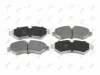 Bremsbelagsatz, Scheibenbremse Hinterachse ABAKUS 231-02-189
